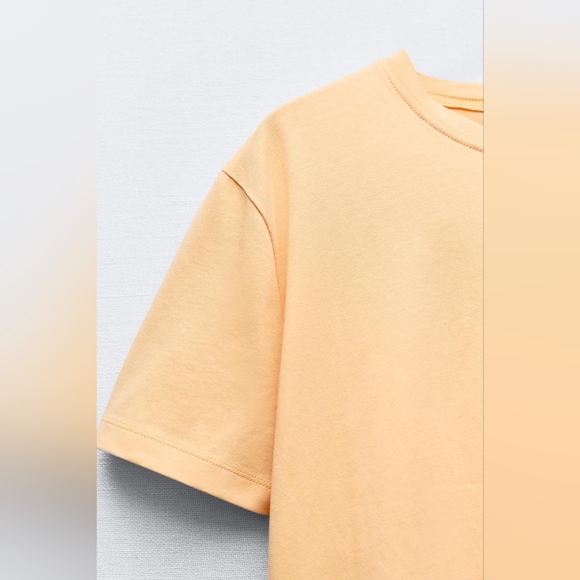 ZARA BASIC COTTON T-SHIRT - Picture 6 of 6
